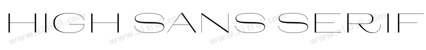High Sans Serif7 Reg字体转换 High Sans Serif7 Reg字体转换